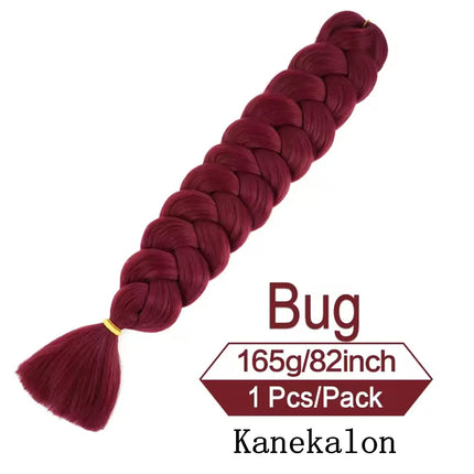 Xpression 82 Inch Synthetic Braiding Hair 165g Jumbo Braids Crochet Braid Kanekalon Hairstyle for Twist Hair Extension For Women
