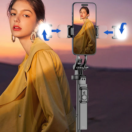 Tripod for Smartphone Light Camera,Tripods Stand with Wireless Bluetooth,Selfie Stick brackets with Phone Holder for Vlog/Video