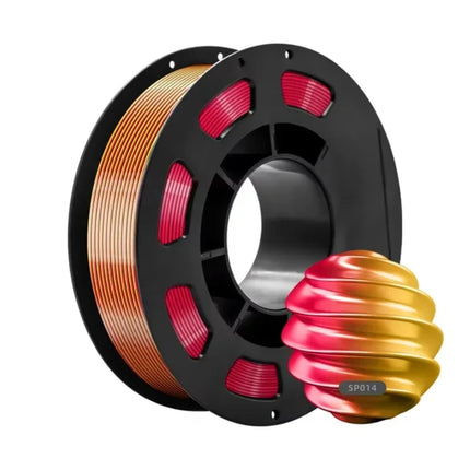 Dual-color PLA Silk 200g 3D Printing Materials 1.75mm Upgrade Eco-Friendly 3D Printer Filament FDM Non-Toxic Vacuum Packaging