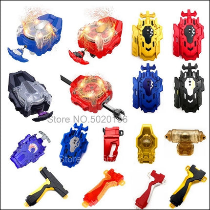 Metal Burst Sparking Fusion Accessories Launcher with Handlebar Set Gyro Accessories Anttena Toys for Children