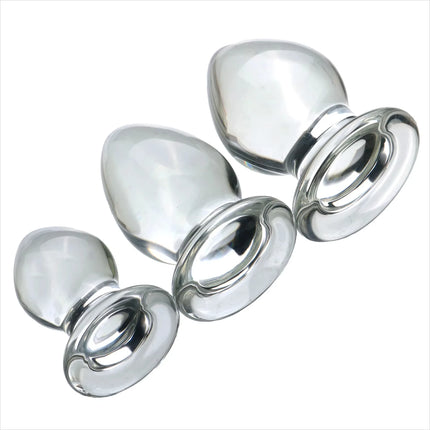 Butt Dilator Anal Plug for Women Vaginal Expander Glass Big Dildos Female Masturbator Sex Toys Adults Games Erotic Products