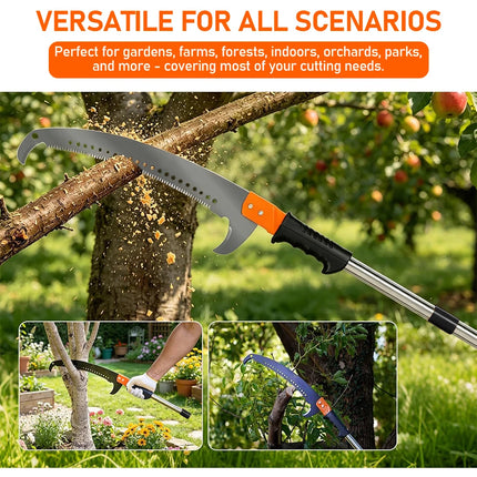 Hand Pruning Saw for Fruit Trees High Carbon Steel Garden Logging Tree Trimming Landscape Agriculture Cutting Tool