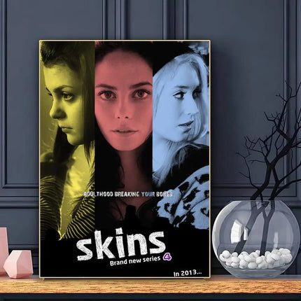 Classic TV Series S-Skins Poster Modern Minimalist Wall Art Prints for Bedroom Living Room Home Decor Interior Gift