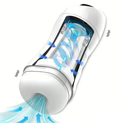 Automatic Male Masturbator Powerful Vibration Blowjob Sucking Machine Silicone Masturbation Cup Adult Supplies Sex Toy for Men