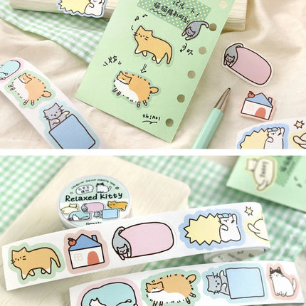 30mm X 3m Cute Cartoon Washi Tape DIY Journaling Decorative Masking Tape for Planners Stationery Scrapbooking Office Supplies