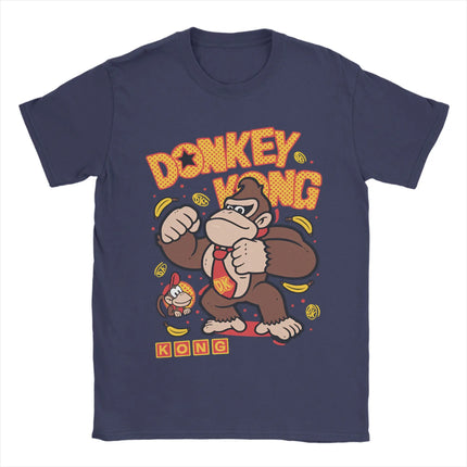 2025 Men Women's T-Shirt Donkey Kong Arcade Game T Shirts Fashion Summer Tees Y2K Casual Casual Cotton Clothes Birthday Gift Tee