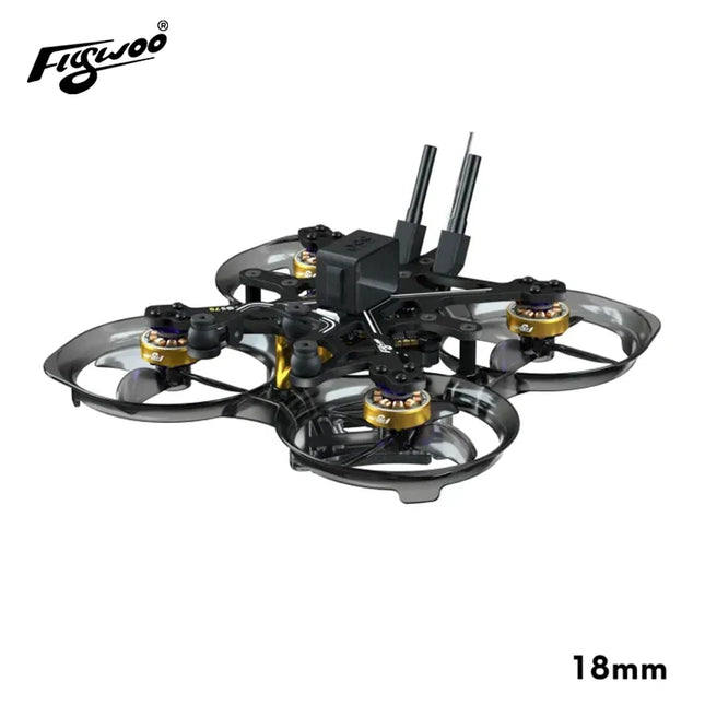Flylens 75 HD O4 Wide 2S Whoop FPV Drone - High Definition Drone for Racing And Action Sports