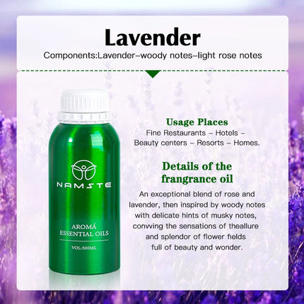 NAMSTE New Smell Essential Oil Fragrance Oils Home Flavoring Aroma Diffuser Essential Oil Orchid Harmony Ocean For Resort Mall