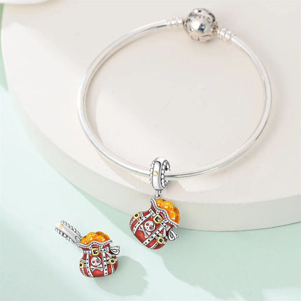 Lucky 925 Sterling Silver Money Tree Lucky Cat God of Wealth Dollar Treasure Charm Fit DIY Bracelet Necklace Good Luck Wish Gift