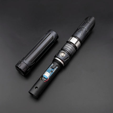TXQSABER Heavy Dueling Smooth Swing Customized Pixel Lightsaber 1 inch Blade 12 Colors Cosplay Blaster Laser Sword Kids Toys