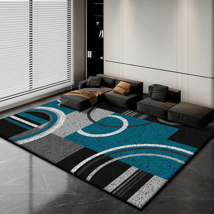 Nordic Abstract Luxury Carpet Home Decoration Living Room Fluffy Plush Rugs 200x300cm Bedroom Office Area Anti-Skid Floor Mats