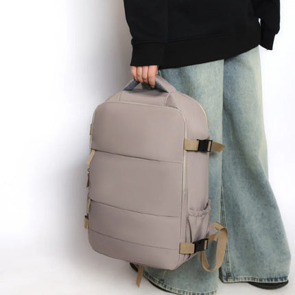 Couples Leisure Lightweight Backpack Travel Backpack Female New Backpack Student Schoolbag Large Capacity Travel Commuter Luggag