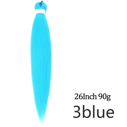 Pre-stretched long braided hair 26-inch crochet braided hair synthetic African Ombre giant Xpression braided hair