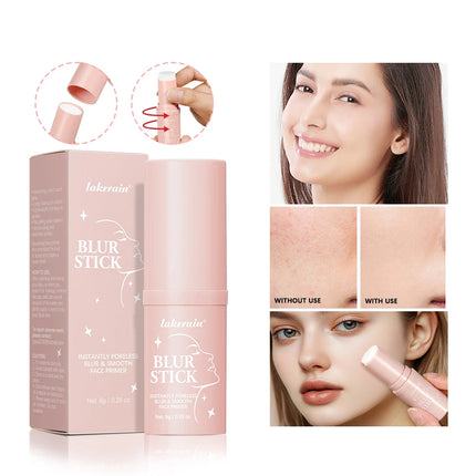 Blur Stick Like Baby Skin Instant Pore Eraser Primer Makeup Long-Lasting Oil Control Moisturizing Matte Finish Blur Pores Makeup
