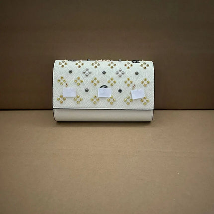 Women's Rivet Crossbody Bag - Mini Square Shoulder Wallet / Women's Rivet Crossbody Bag - Mini Square Wallet