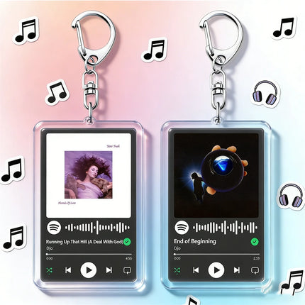Hot Music Keychains Running Up That Hill (A Deal with God) End of Beginning Kate Bush Djo Song Keying Jewelry Fans Friends Gifts