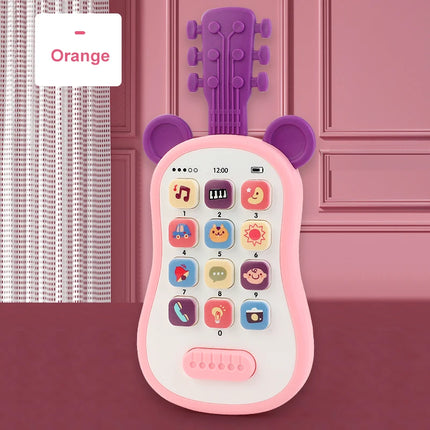 Guitar Phone Toys Baby Music Sound Phones Sleep Toys Analog Phones for Kid Baby Early Education Toys for Children Gifts