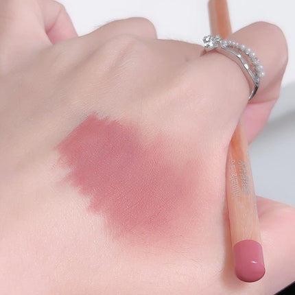 Waterproof Matte Lipliner Pencil Red Brown Contour Tint Filling Lipstick Long Lasting Non-stick Cup Moisturising Lips Makeup