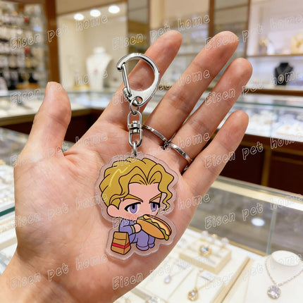Cartoon Anime Chibi Keychain Accessories Bag Charms Keyrings Jewelry Fans Freinds Game Lovers Gifts