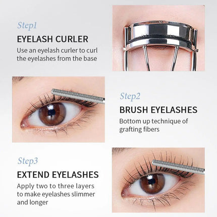 black metal wand mascara  Waterproof Metal Mascara  Long Curling Eyelash Extensions For Lightweight Volumizing Incredible Lash