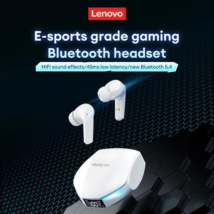 Choice Lenovo GM2 Pro Gaming Headset LED Digital Display Wireless Sport Earbuds HD Call Low Latency Headphones Waterproof