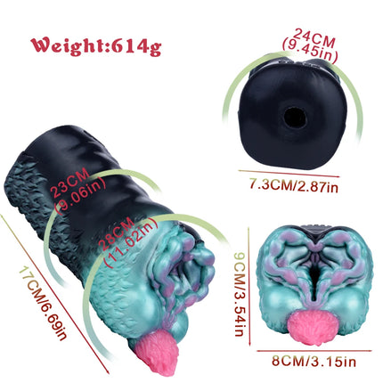 GEEBA Silicone Sex Foot Toys Fantasy Male Masturbator Unique Alien Stroker Adult Sex Toy Aritificial Vagina Pocket Pussy Stroker