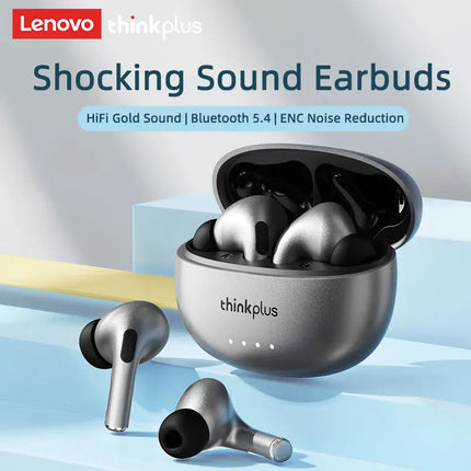 Lenovo LP5 Pro Wireless Bluetooth 5.4 Earphones TWS HiFi Sound Headphones Gaming Sports Earbuds Touch Control with Mic Headset