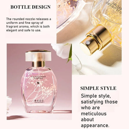 Fresh Delicate Rich Notes Women's Perfume 50ml, Long-Lasting Romantic Date Lady Parfum romantic date lady parfum