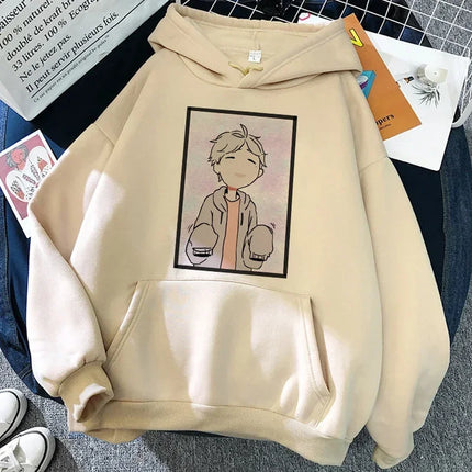90s Japanese Anime Haikyuu Hoodies Women Funny Karasuno Fly High Graphic Streetwear  Fashion Male Sweatshirts Unisex Harajuku
