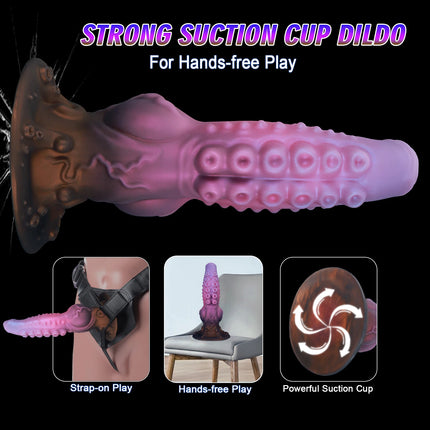 Huge Tentacle Anal Butt Plug Male Adult Sex Toys Soft Silicone Big Anal Plug Dilator Training Expansion Butt Plug For Women Men