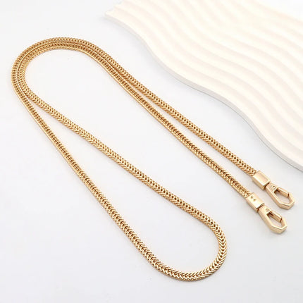 Bag Chain DIY Bag Strap 7mm Replacement Purse Chain Shoulder Bag Straps Small Handbag Purse Handle Chains Bag Parts