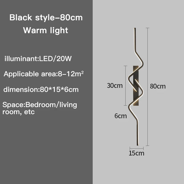 Modern Stairs Wall Light Nordic Living Room Lights For Wall Sconce Ceiling Light Home Decor Lighting Fixtures Long Decor Lights