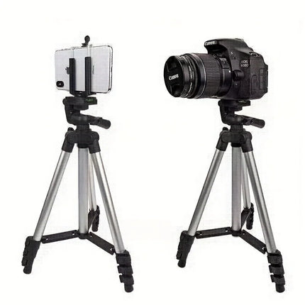 Travel Self Tripod Universal Phone Camera Tripod Stand with Bluetooth Remote Phone Clip For Canon Nikon DSLR SLR Digital Camera