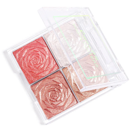 Highlighter Contour Palette illuminator Makeup 3D Bronzer Matte Contour Powder Rose Blush Highgloss Palette Cosmetics