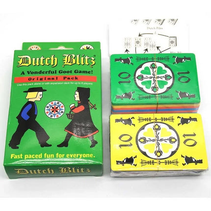 Dutch Blitz The Original Fast Paced Card Game Contains 160 Card Quick And Easy To Learn Great Family Game For Everyone For 2