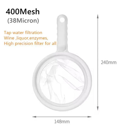 Nylon Ultra-fine Filter Mesh Sieve Soy Juice Coffee Milk Food Strainer Spoon Kitchen  Gadgets 120/200/400 Mesh Filter