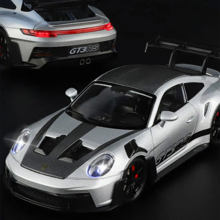 1:24 911 GT3 RS 992 Alloy Track Racing Car Model Diecasts Metal Performance Sports Car Vehicles Model High Simulation Collection
