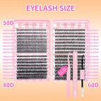Lash Set 50D60D80D / MIX