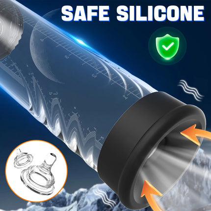 Male Penis Training Device Electric Masturbation Pump Vaccum Suction Channel Adult Fun Lasting Ideal Choice Sex Toys for Men