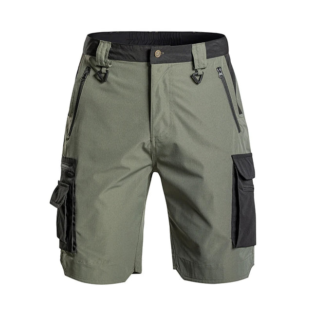 3-2-1Pcs Outdoor Training Work Shorts Men Multi-Pocket Tactical Cargo Pants Summer Thin Waterproof Quick Dry Climbing Shorts