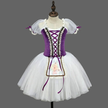 Children's Ballet Skirt Girls' Dance Skirt Campus Dance Program Ballerina Costume Stage Group Performance Costume