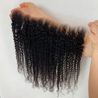4x4 Transparent Lace / Kinky Curly / VIRGIN HAIR|16inches