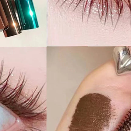 Cappuvini Slimming And Volume Mascara Brown Black Mascara Set Waterproof And Long-Lasting Curl Non-smudge Eyelash Makeup Mascara