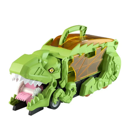 New Dinosaur Devouring Car Attack Tyrannosaurus Rex Devouring Transformation Toy Puzzle Children's Storage Inertial Sliding Car