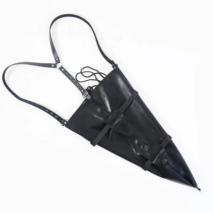 BDSM Leather Single Arm Restraint Sleeve Bondage Slave Straightjacket Gay Sex Toy for Men Human Furniture Role Play Gear