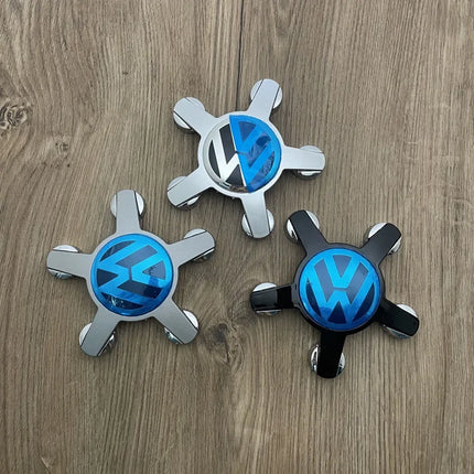 4PCS 135mm 4F0601165N Sticker Wheel Center Cap Car Hub Cap Five Claws Logo For Volkswagen B5 B6 B7 POLO Passat Golf MK5 Sticker