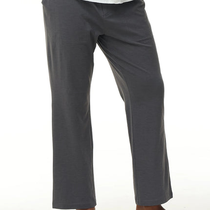 Men's Casual Linen Cotton Yoga Pants Breathable Loose Sweatpants Beach Trousers Lounge Pants Elastic Waist Fitness Pants