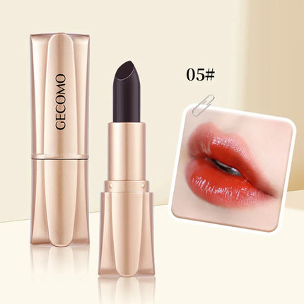 GECOMO Black Magic Lipstick - Moisturizing Gloss, Long-Lasting, Temp-Sensitive Color Change, Lip Hydration,Korean makeup