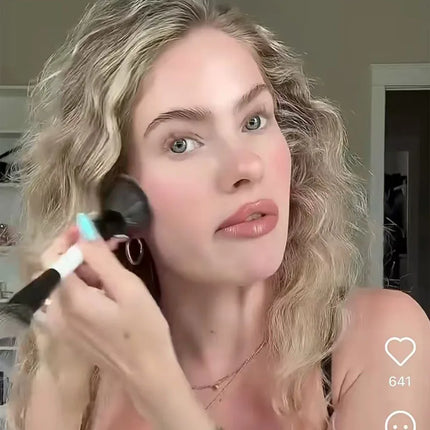 F1 F2 F3 F4 E6 EF1 Highlight Blush Makeup  Brush Ambient Soft Glow Blush Brush Soft Fiber Hair Fashion Face Cosmetic Brush