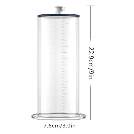 Acrylic Penis Pump Manual Penis Enlarger Penis Extender Trainer Sex Toy for Men Vacuum Pump Male Masturbation Adults Sex Product